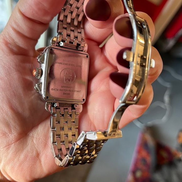 Michele deco watch with diamonds - Picture 9 of 11